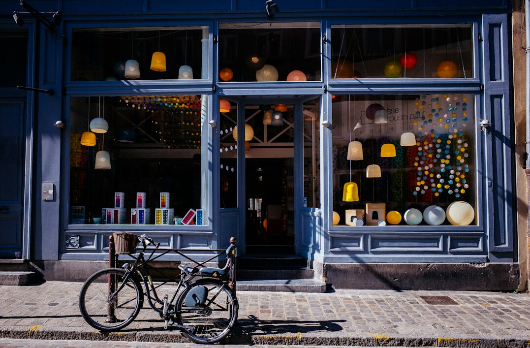 modern retail storefront