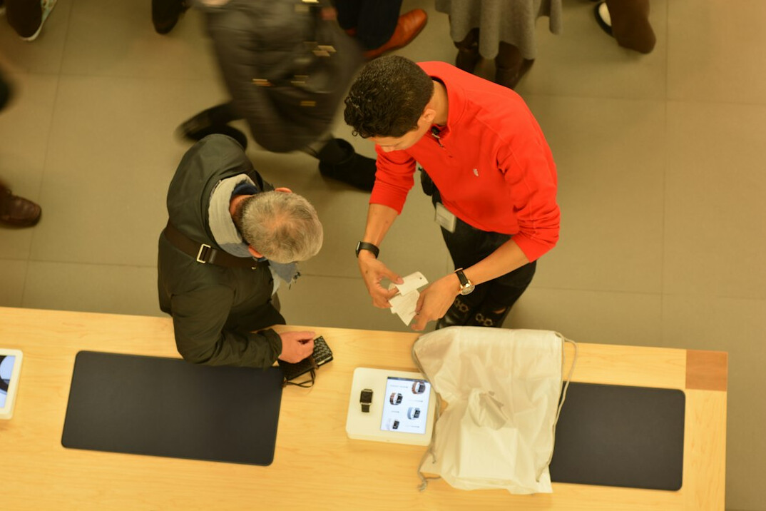 retail store with customers