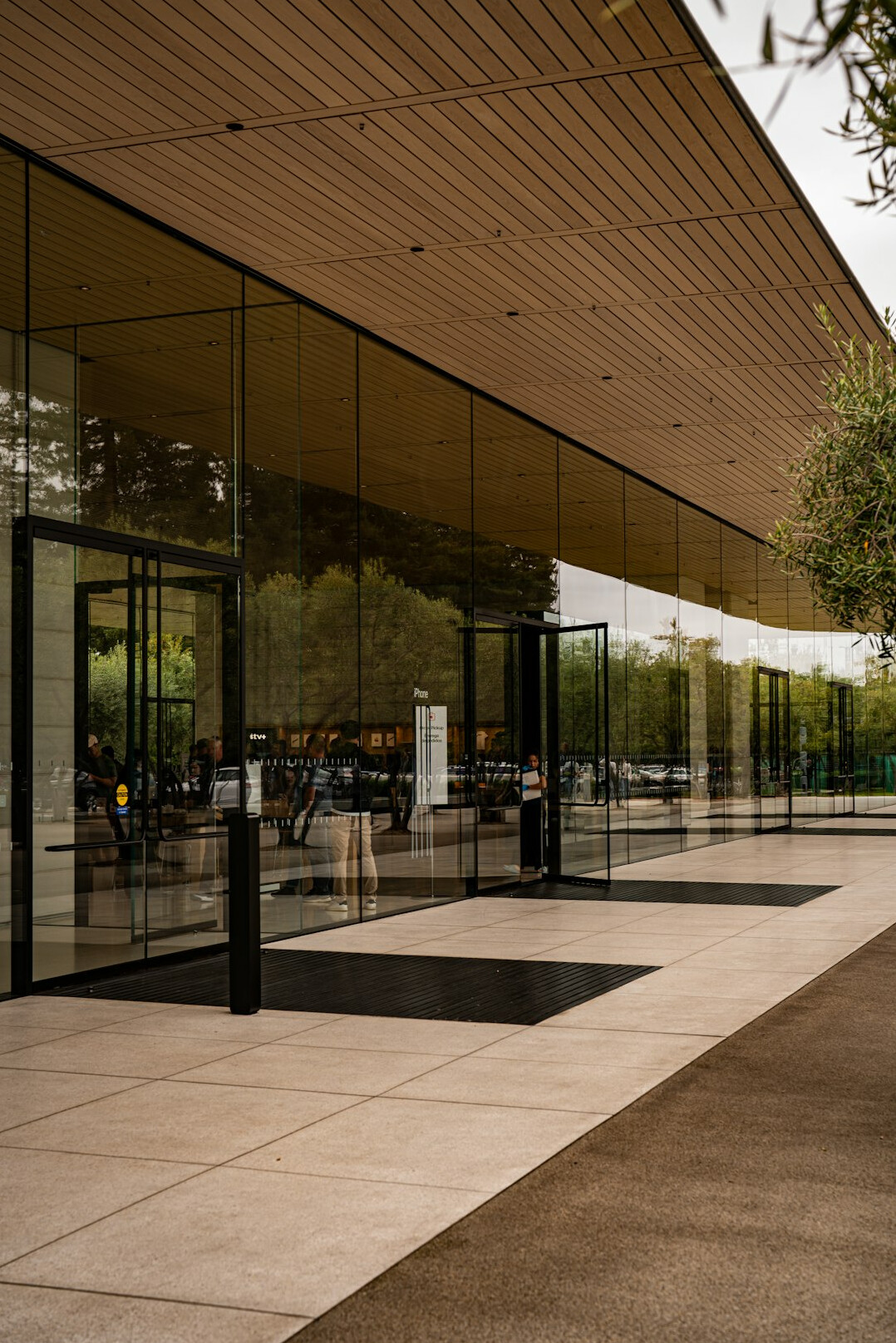 modern retail store front